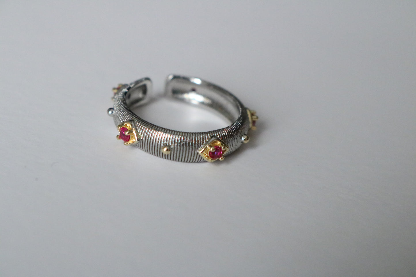 NAVAJO PINK STONE RING