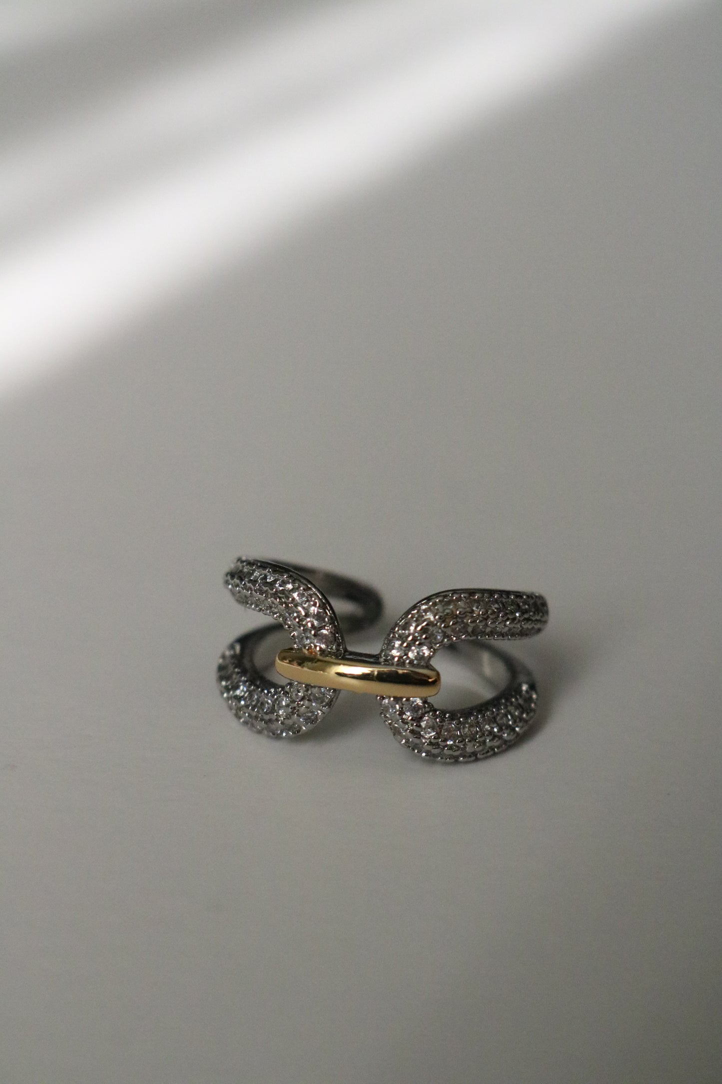 DOUBLE KNOT RING (Free size)
