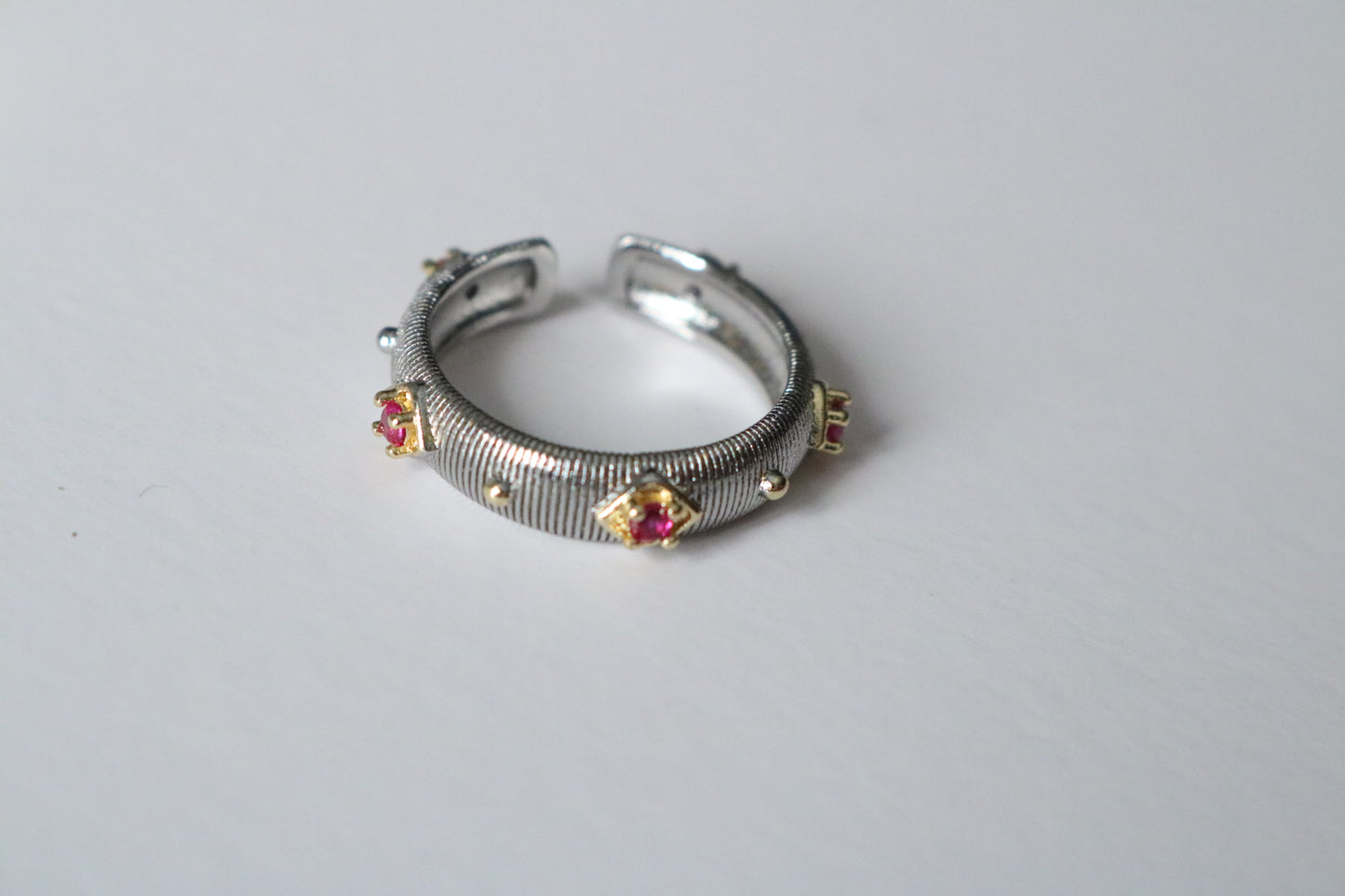 NAVAJO PINK STONE RING