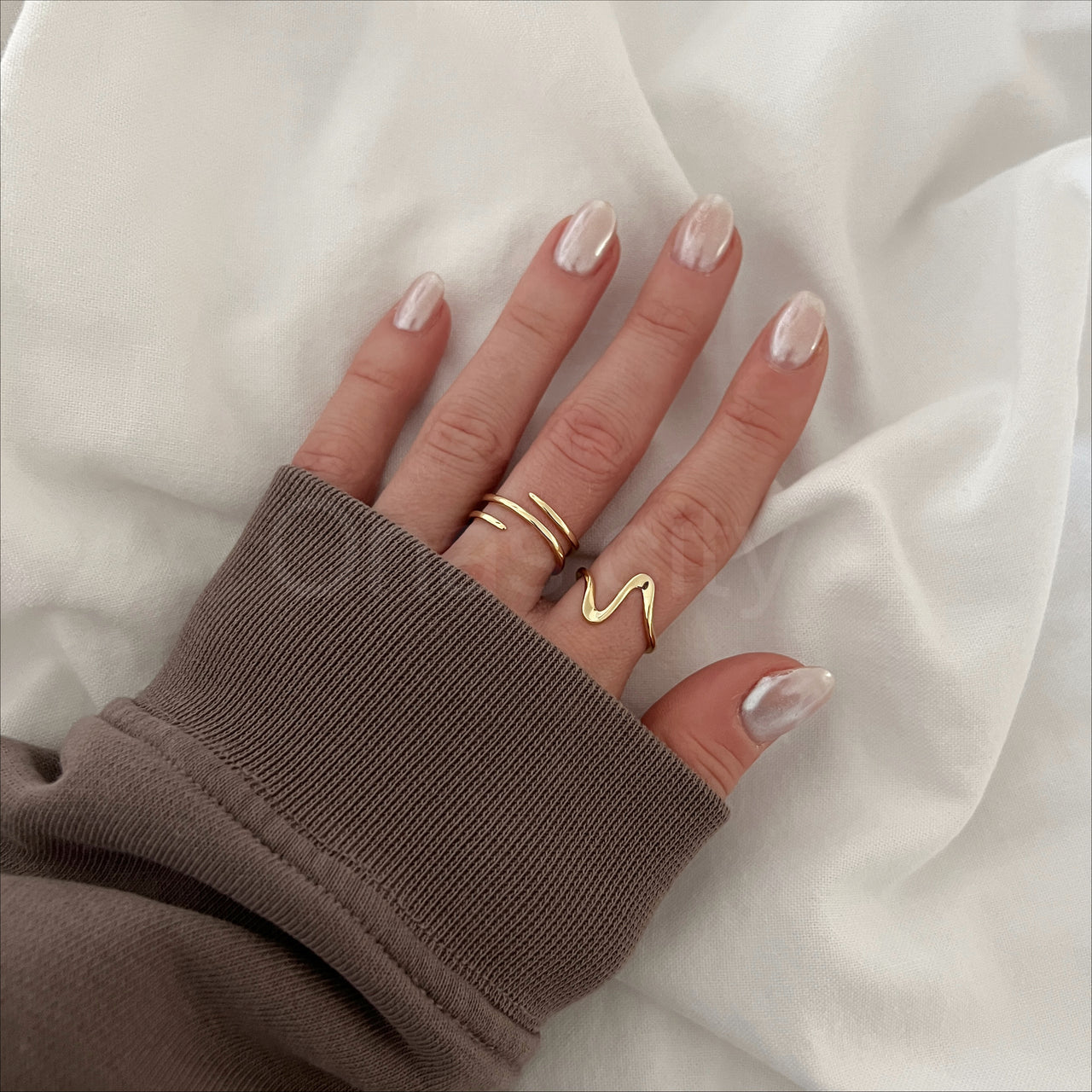 WAVE RING ( free size )