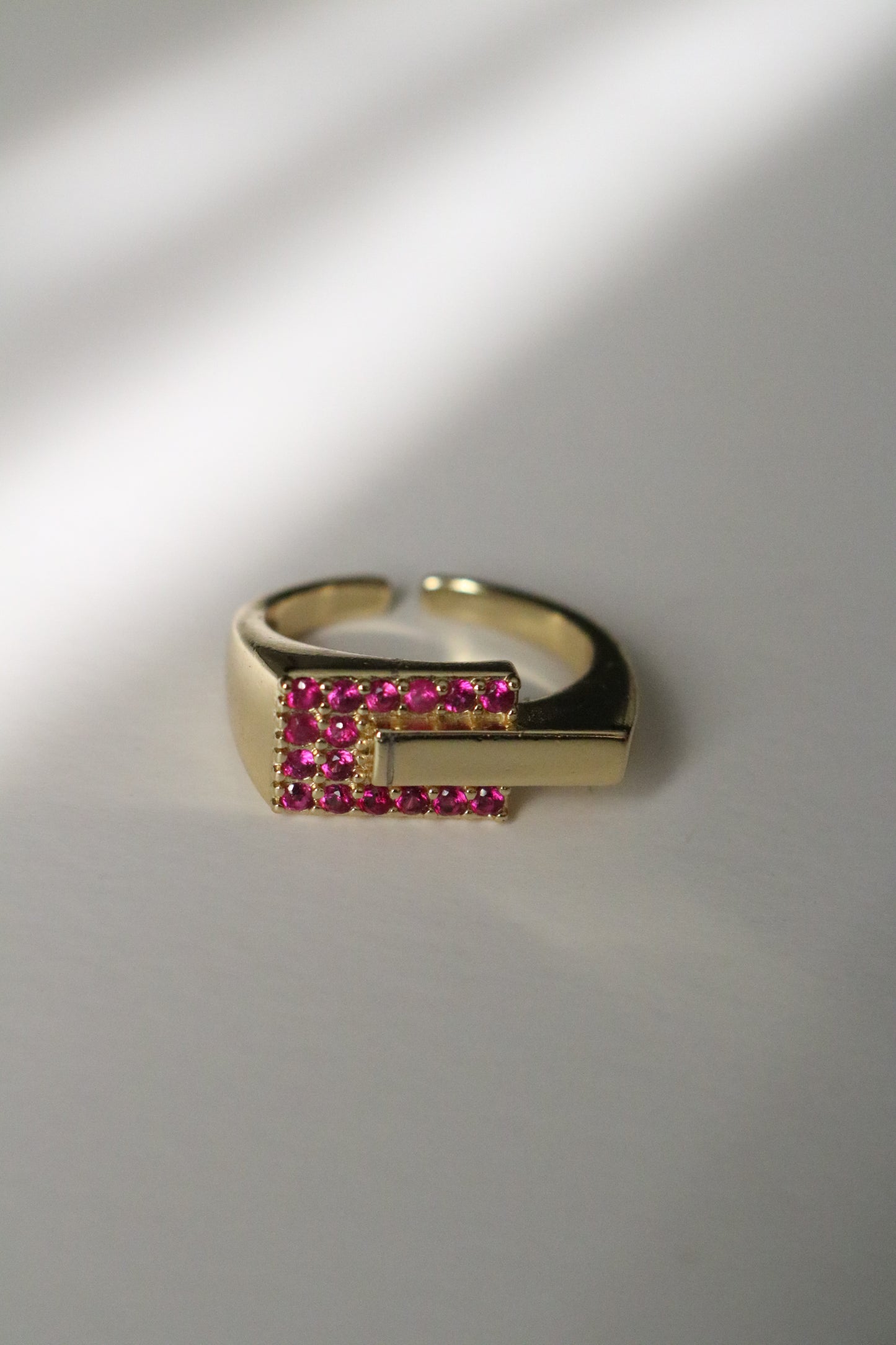 RUBY RING ( Free size )