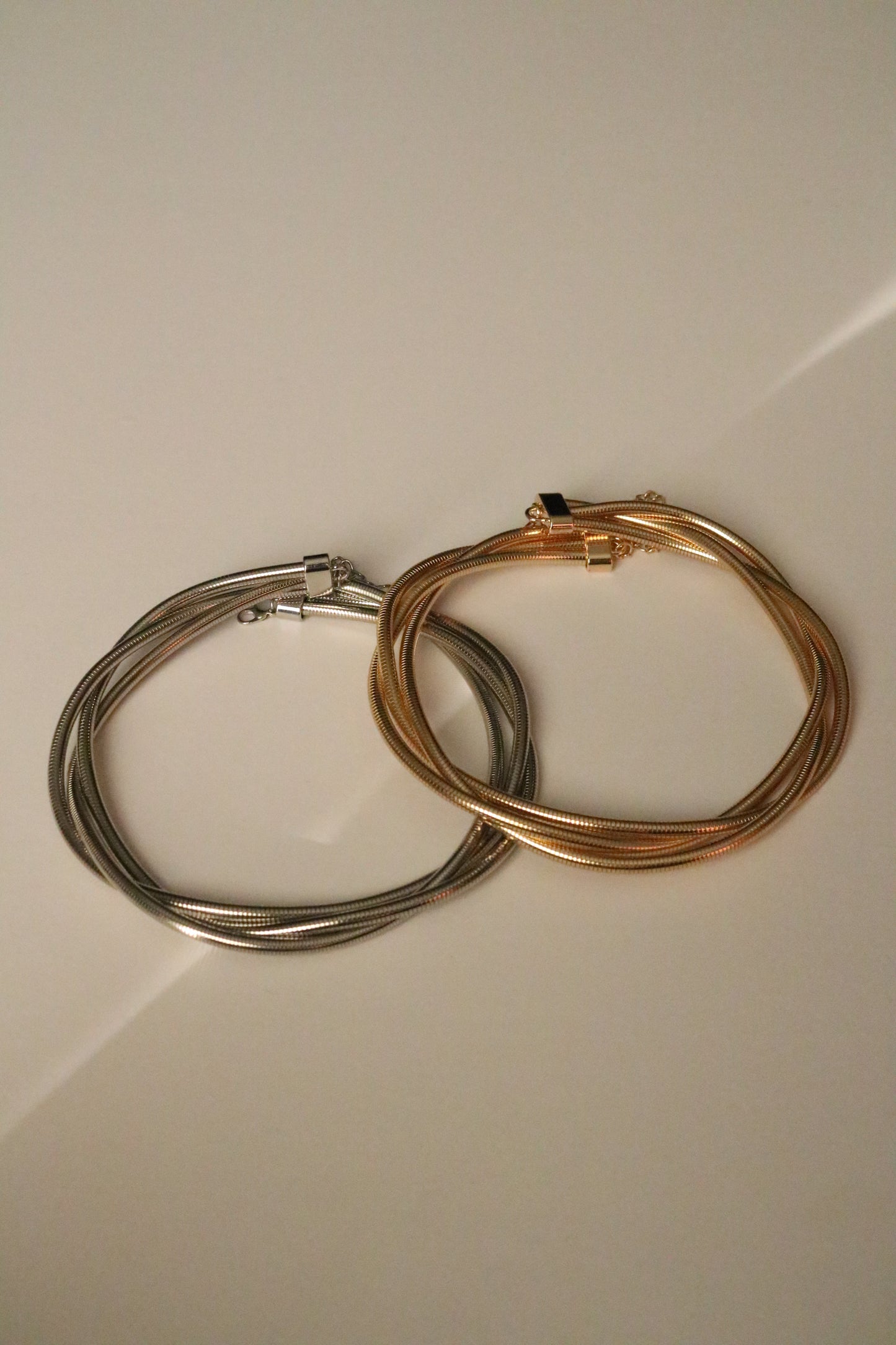 DOUBLE SNAKE CHOKER