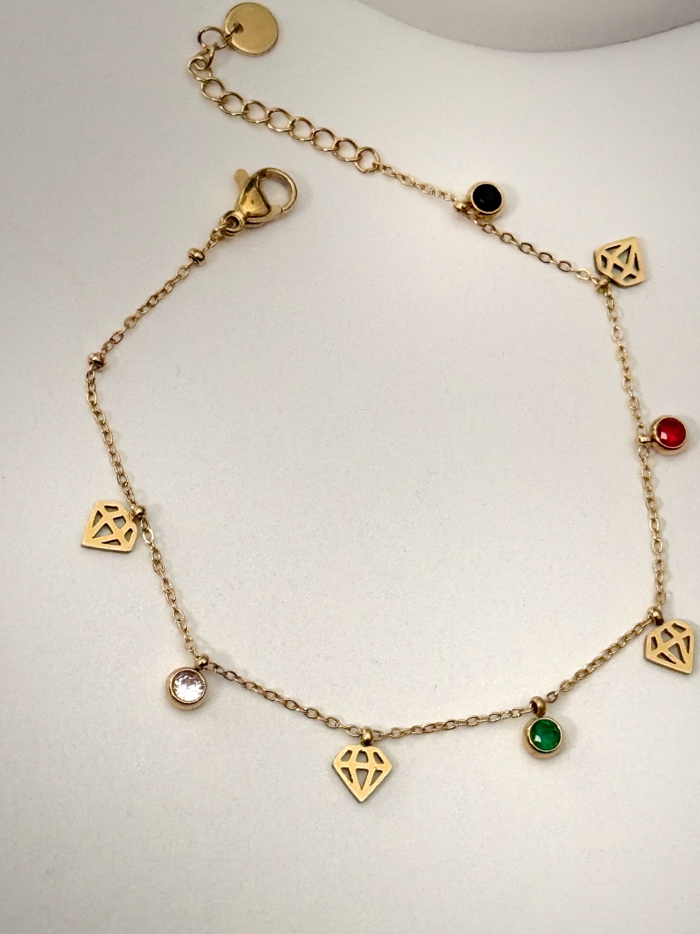 MULTICOLOR DIAMONd BRACELET