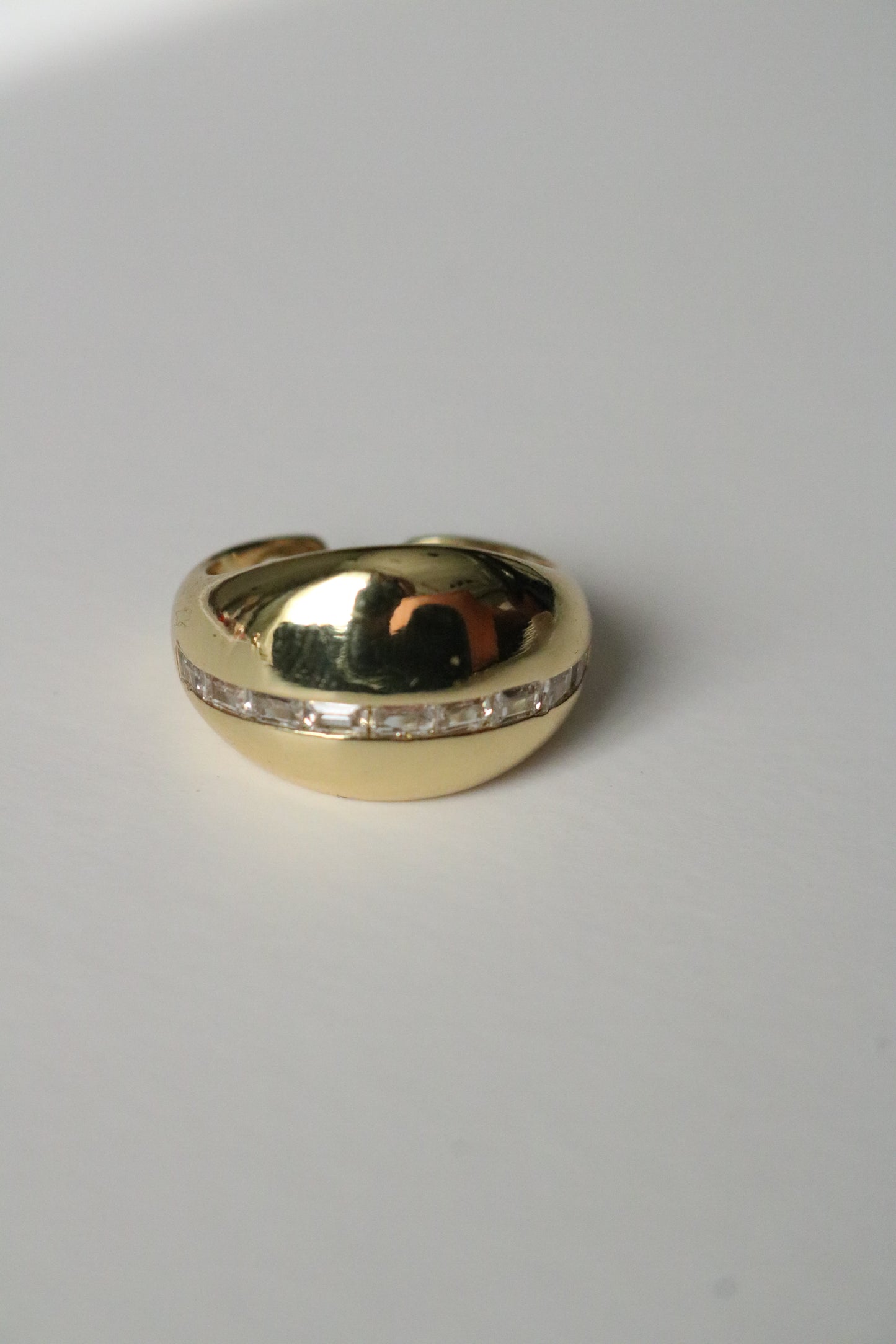 DIAMOND DOME RING ( free size )