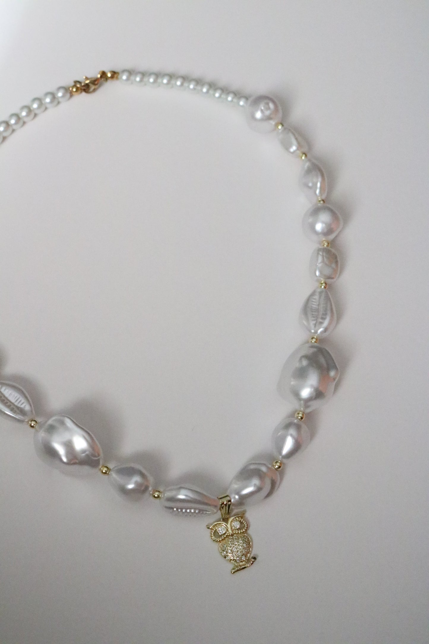 OWL PEARL CHOKER