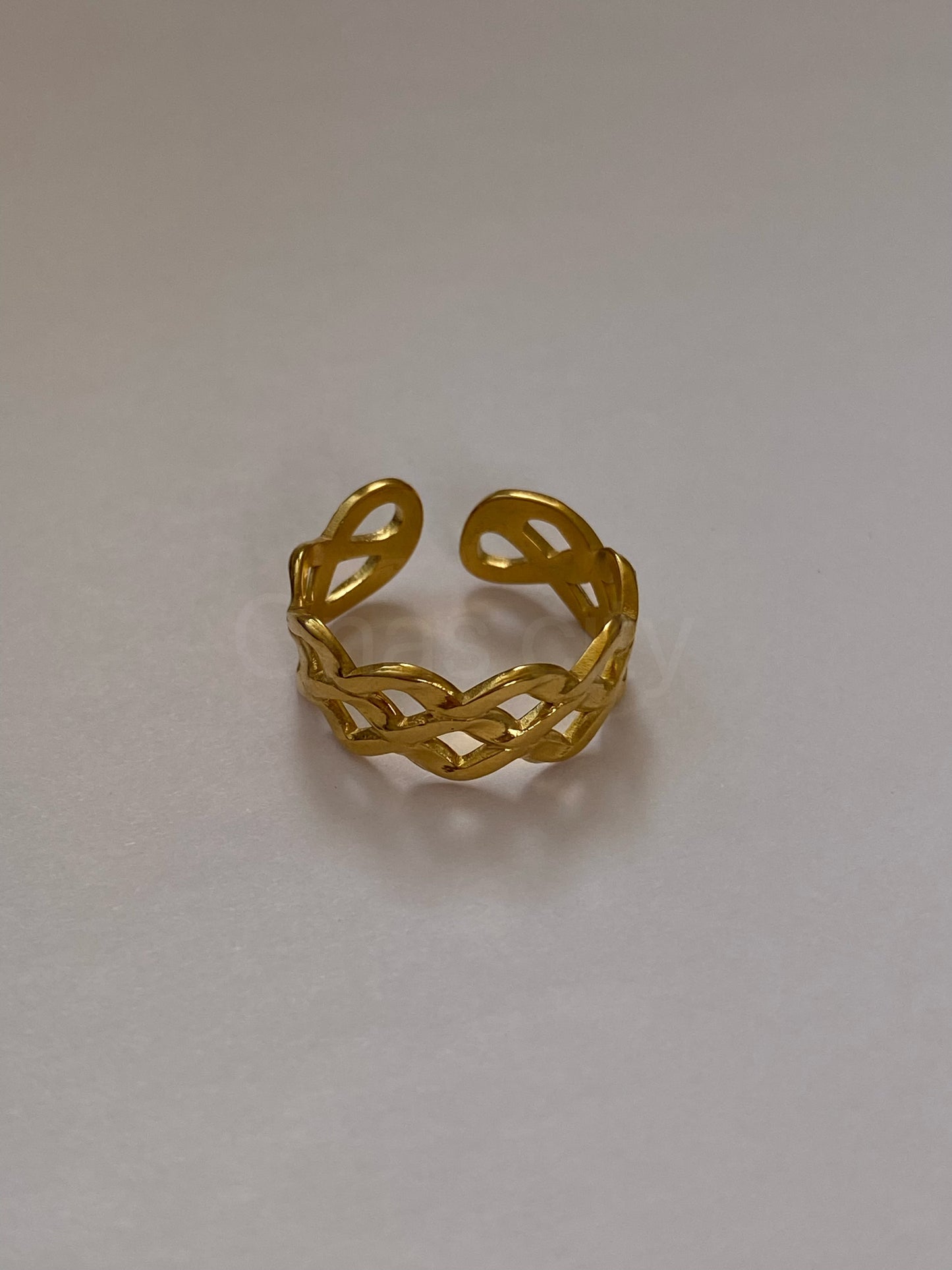 LINKED RING ( free size )