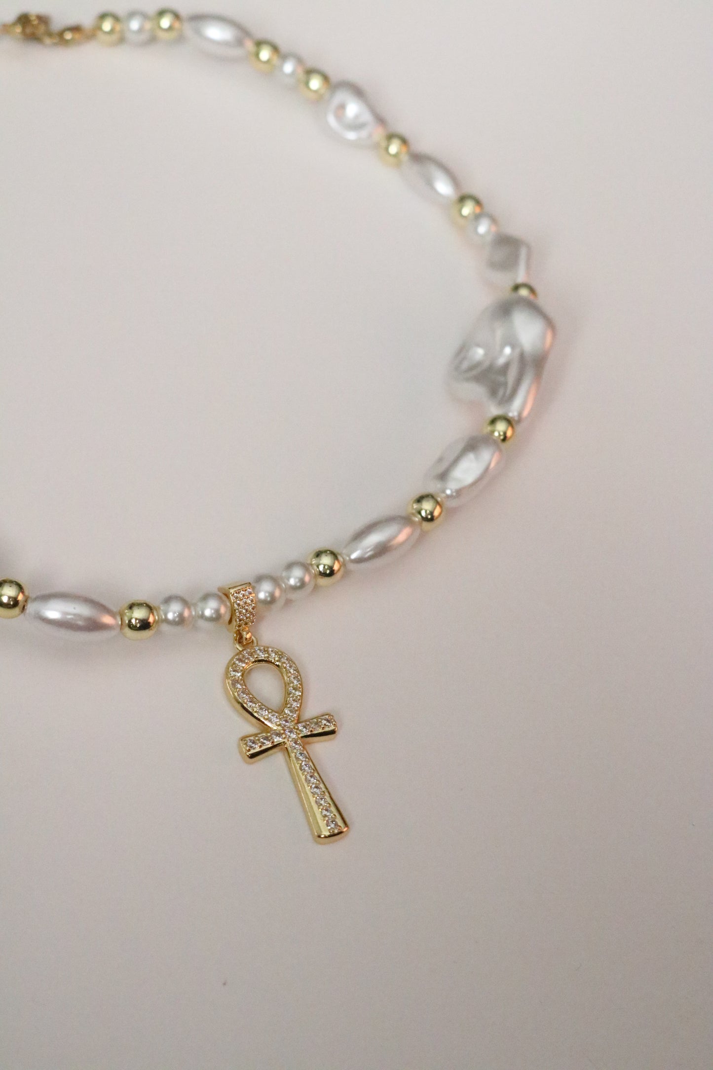 ANKH PEARL CHAIN