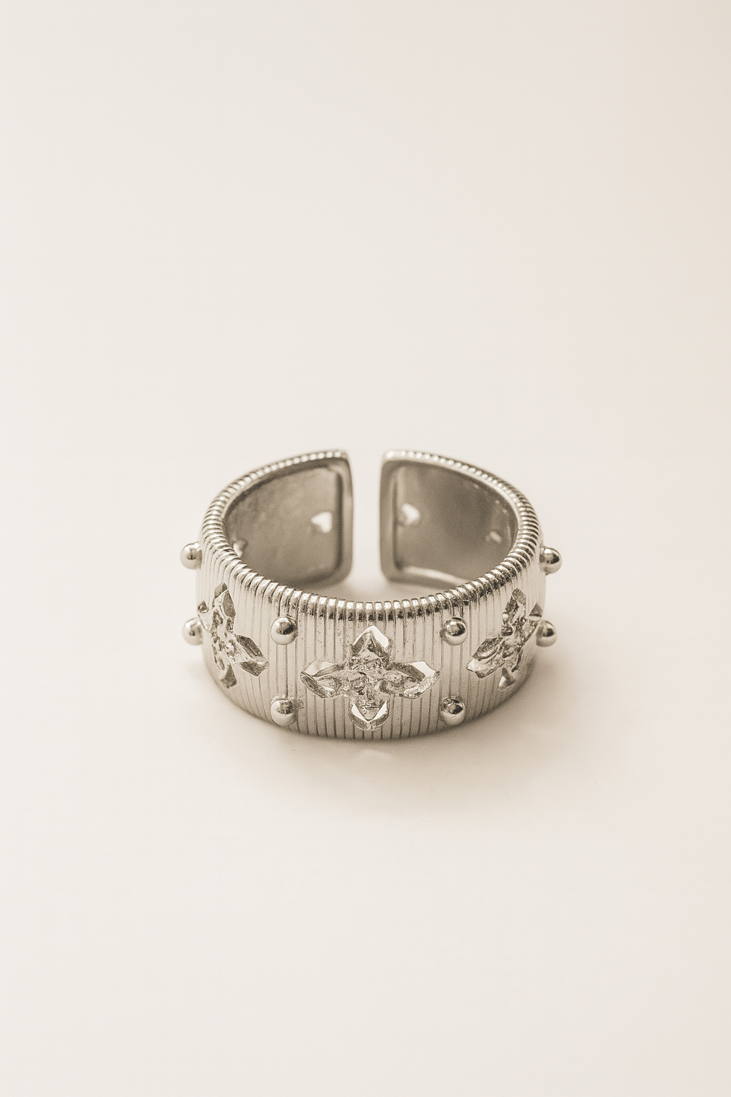 BUCCELLATI SILVER RING (Free size)
