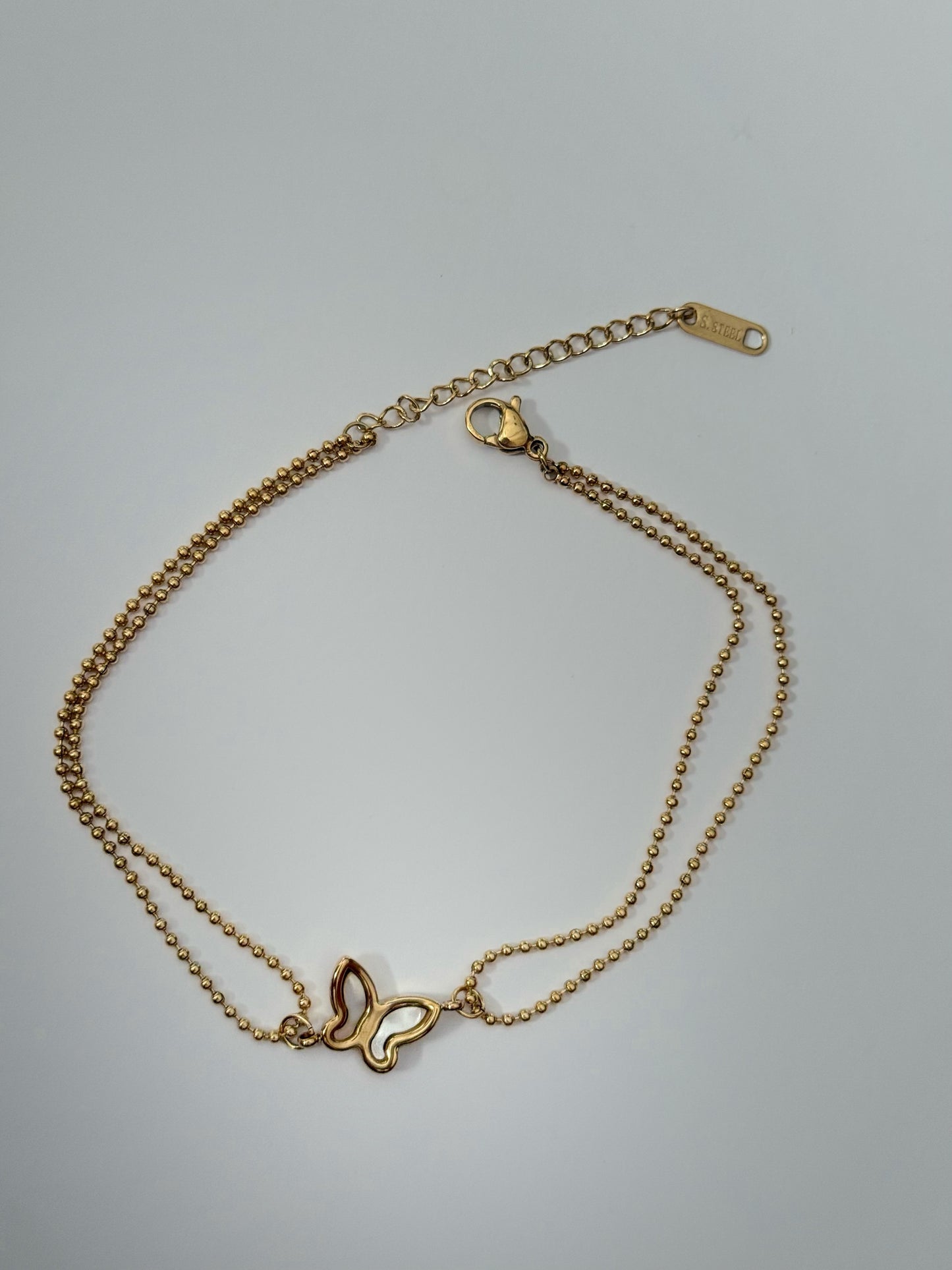 BUTTERFLY DOUBLE LAYER ANKlET