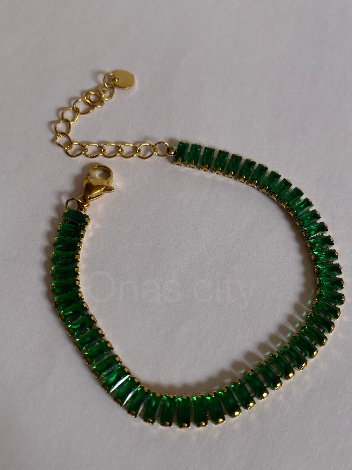 WIDE TENNIS BRACELET