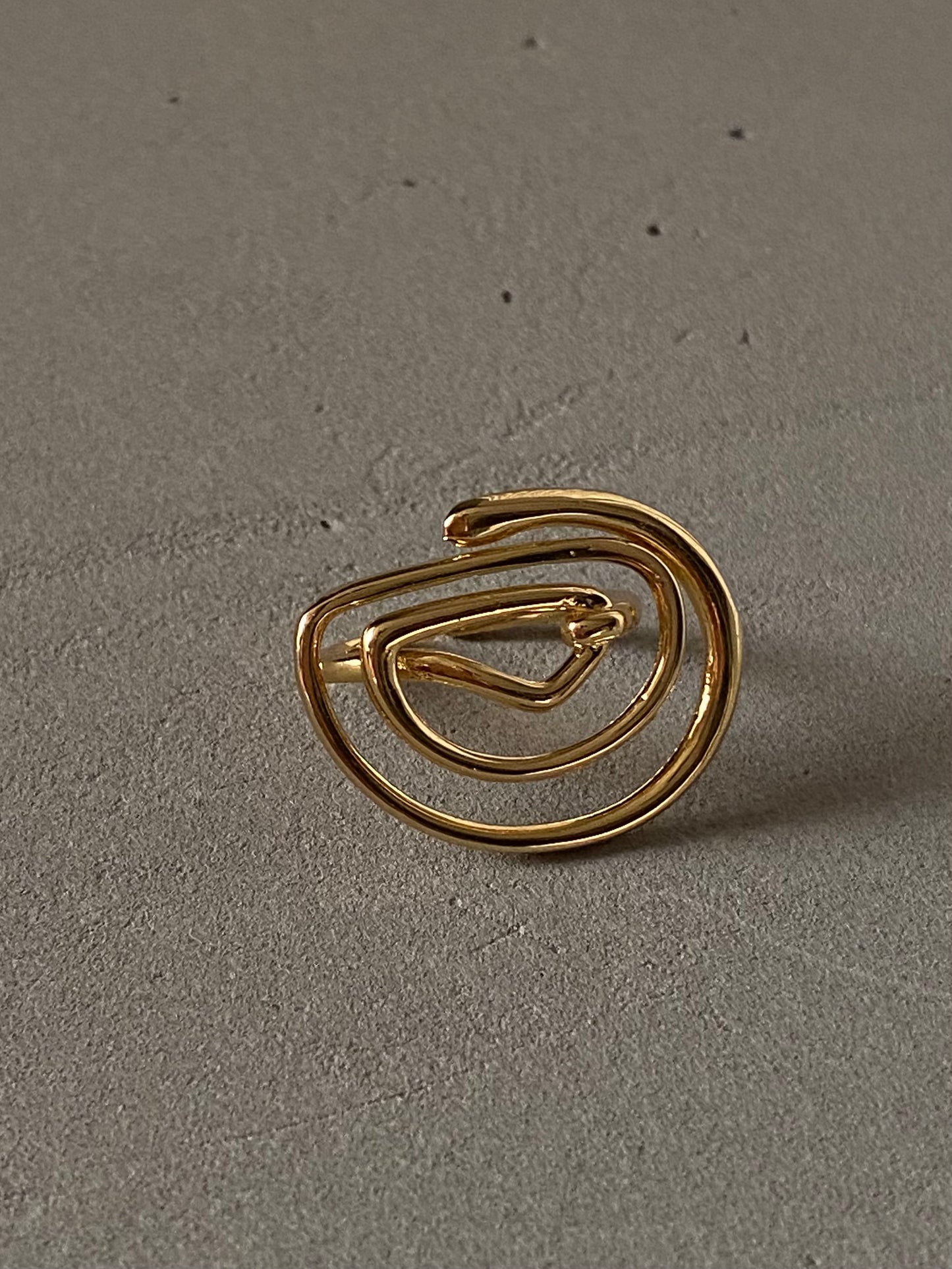 RAW BRASS RING (Free size)