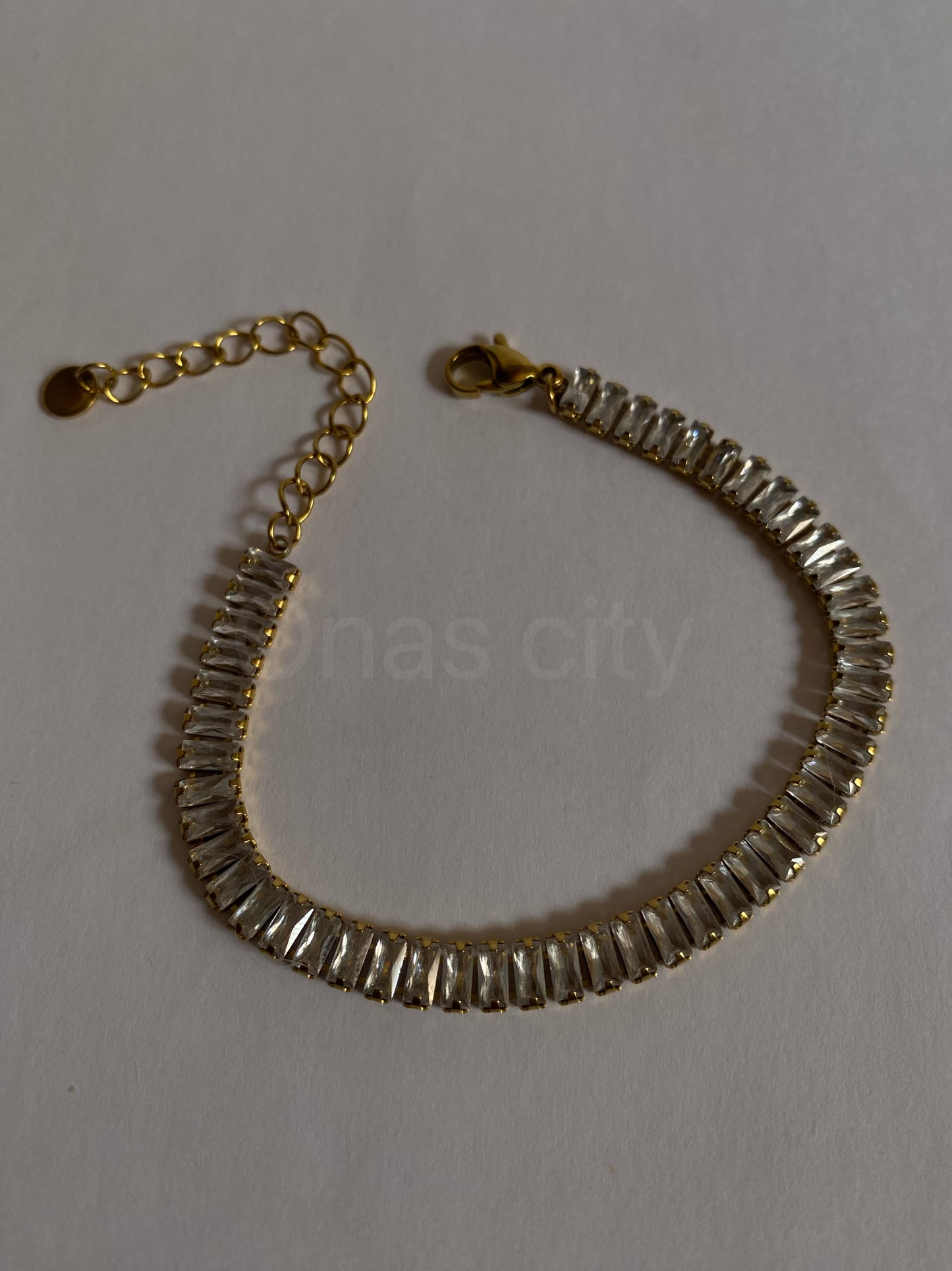 WIDE TENNIS BRACELET