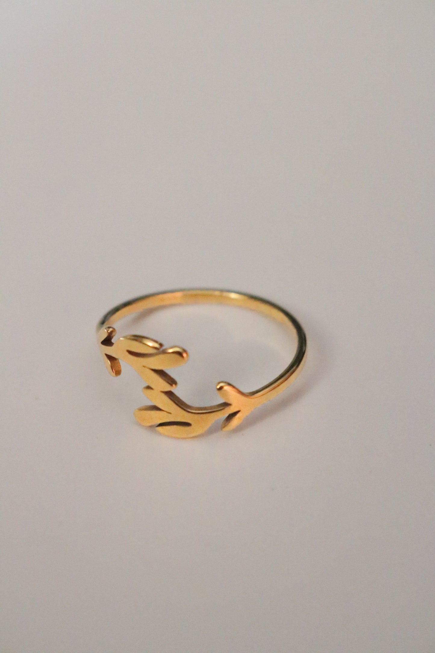 LEAF CUFF RING
