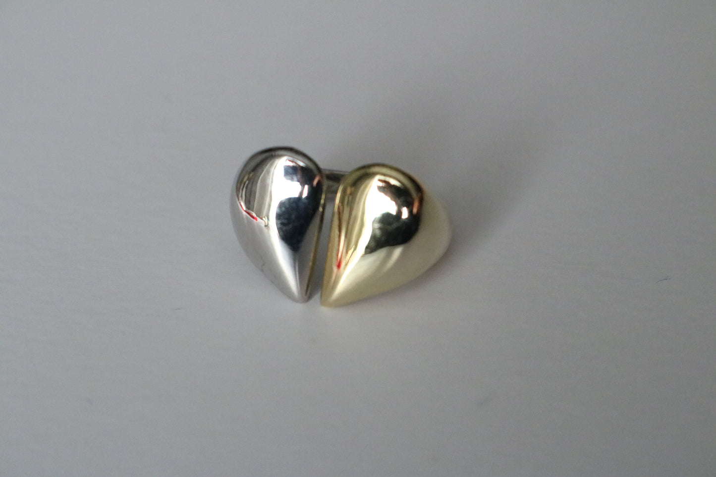 HEART SILVER&GOLD ( Free size )