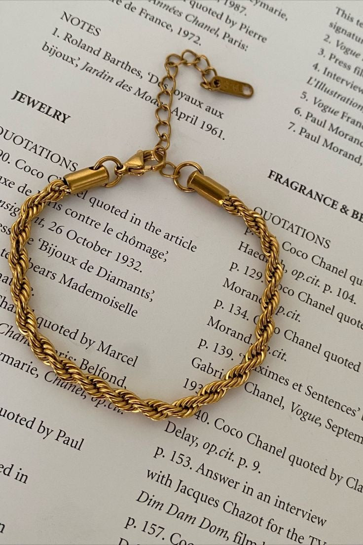 WIDE ROPE BRACELET