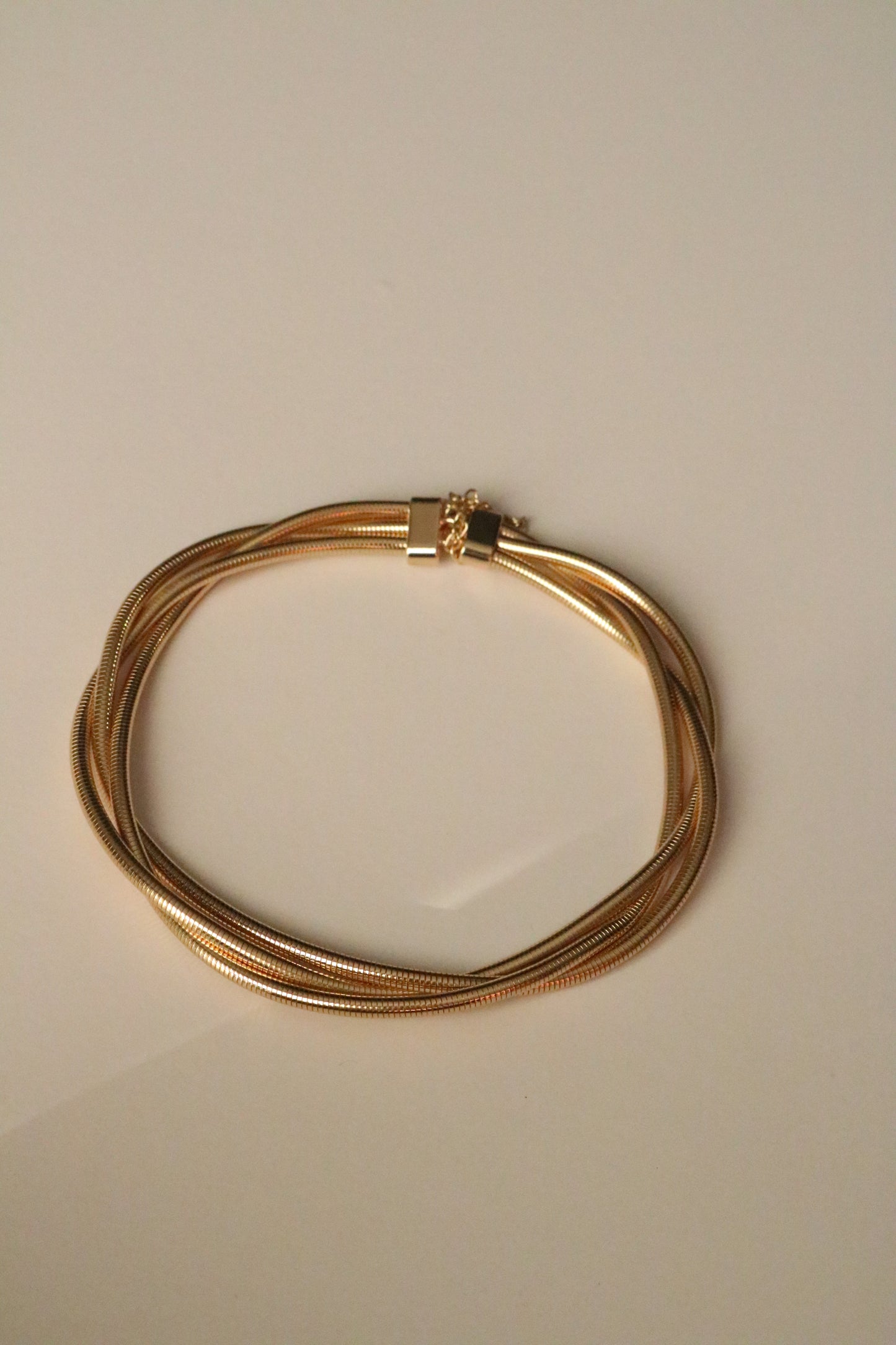 DOUBLE SNAKE CHOKER