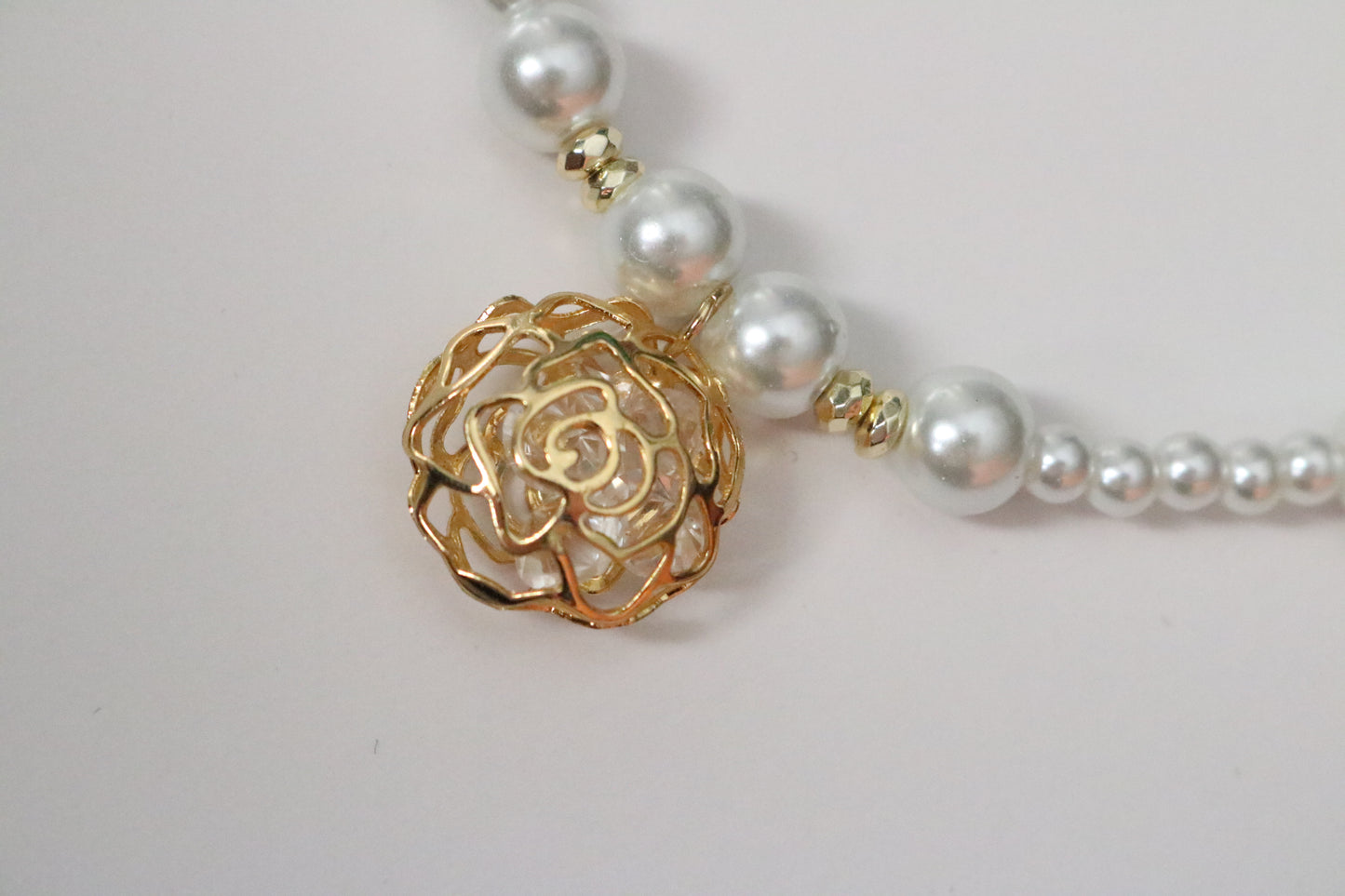 ROSE PEARL CHOKER