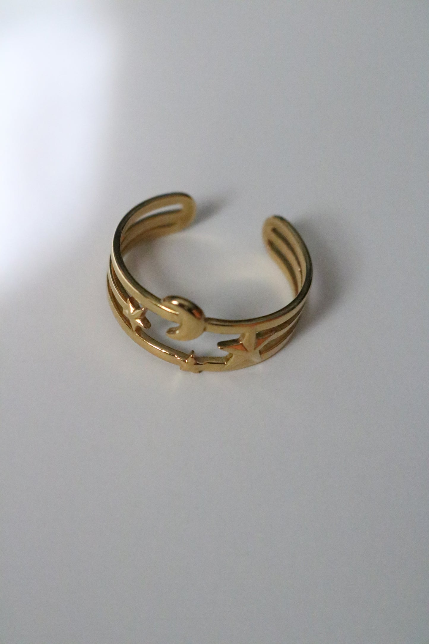 “ MOON & STAR “ RING ( Free size )