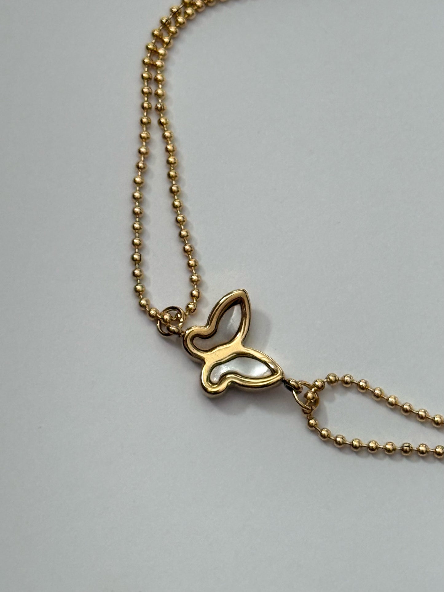 BUTTERFLY DOUBLE LAYER ANKlET