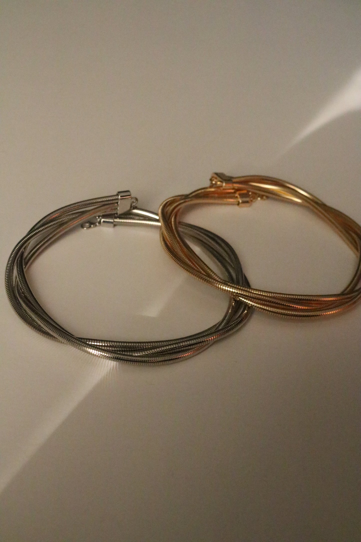 DOUBLE SNAKE CHOKER