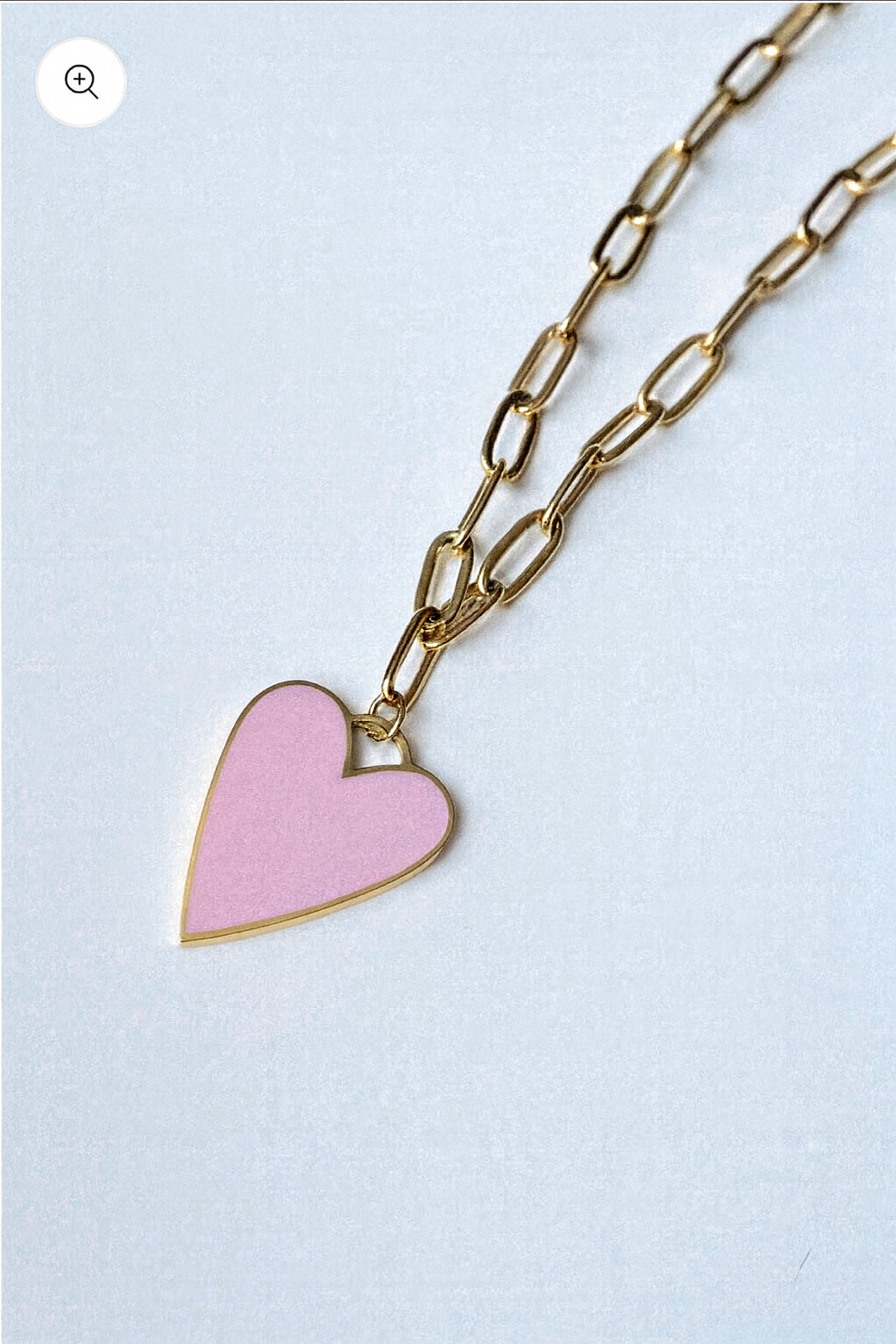 PINK HEART NECKLACE