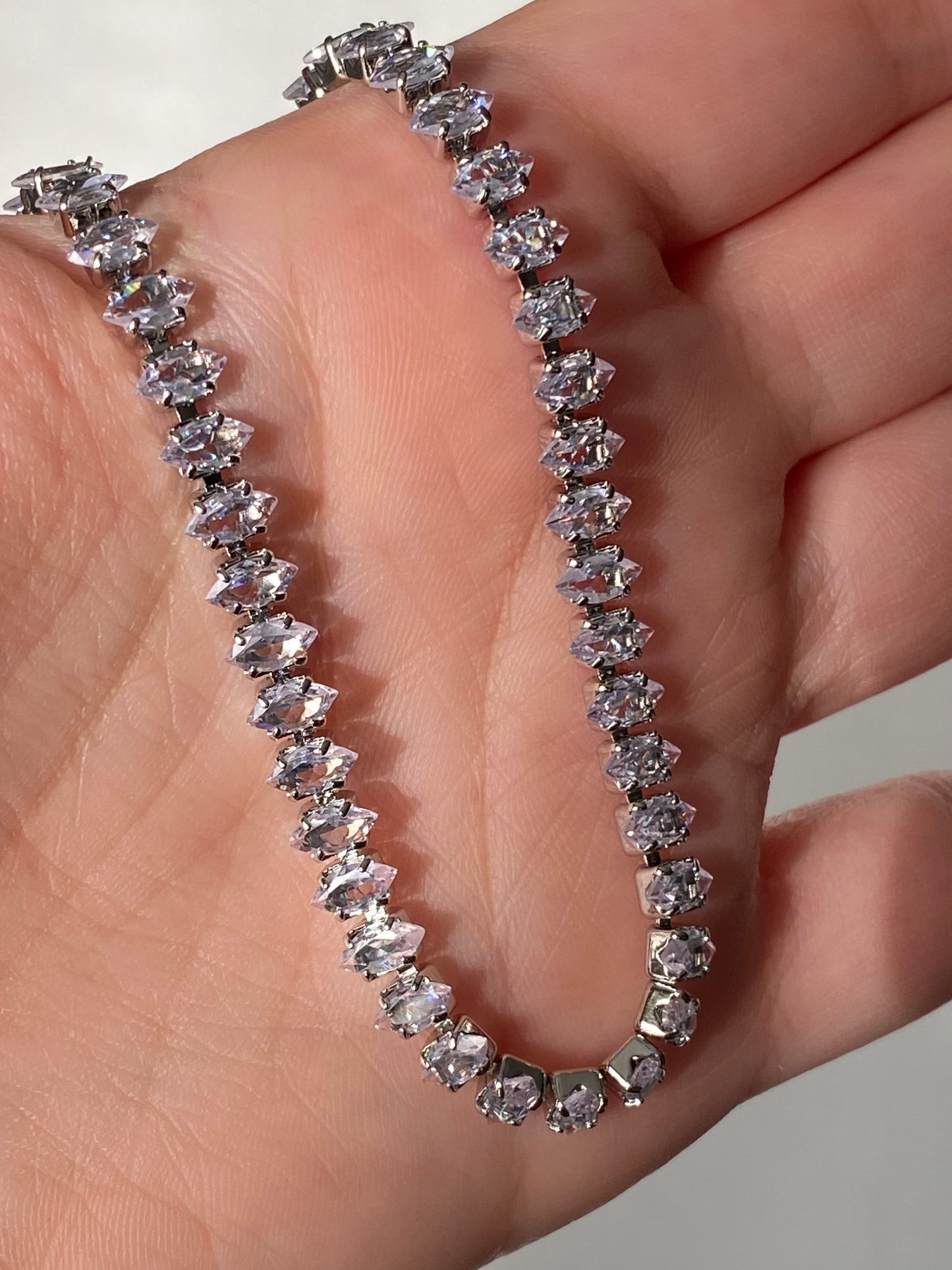 ZIRCONIA TENNIS NECKLACE