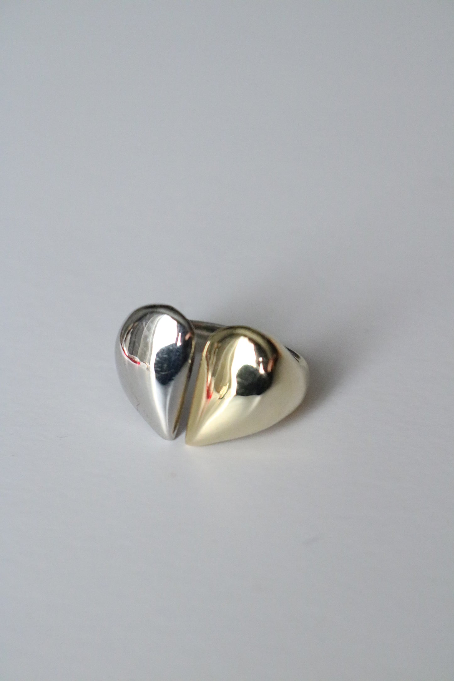 HEART SILVER&GOLD ( Free size )