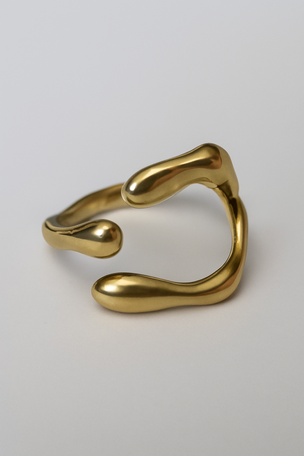 BAMBOO FORK RING ( free size )