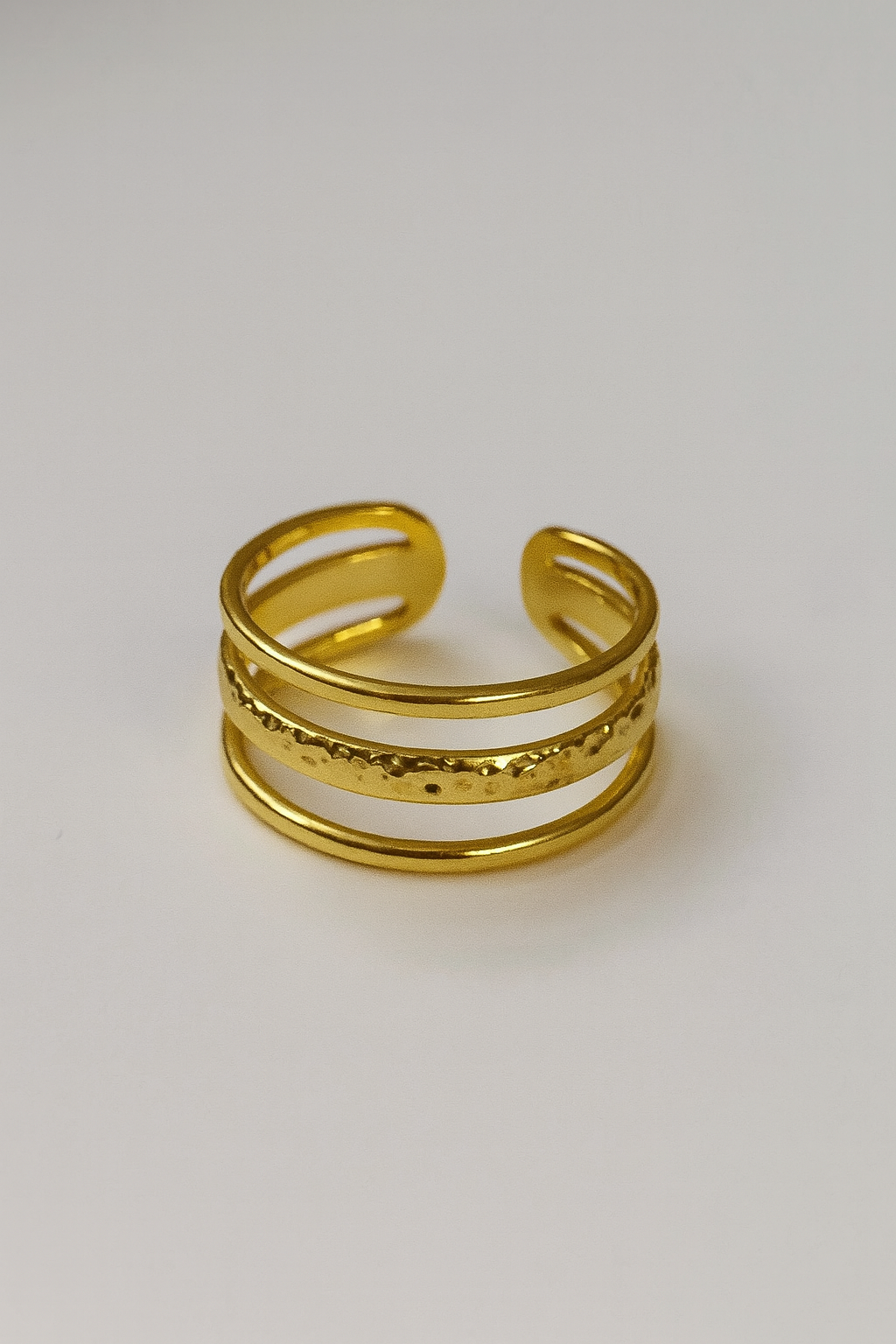 BOHEMIAN THREE LAYERS RING. ( free size )