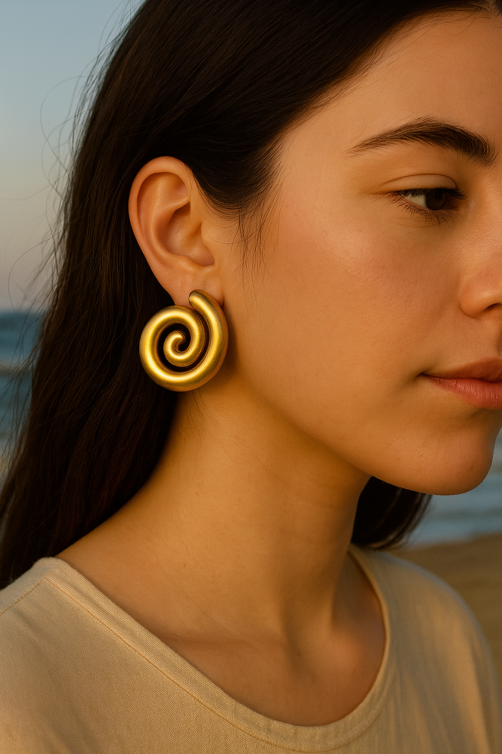 SPIRAL EARRINGS