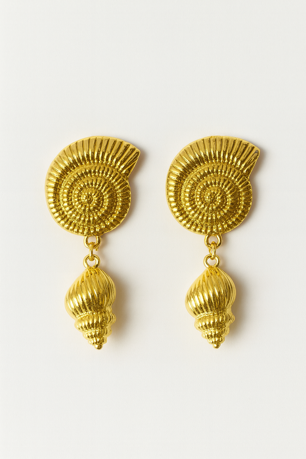 SHELL DANGLE EARRINGS