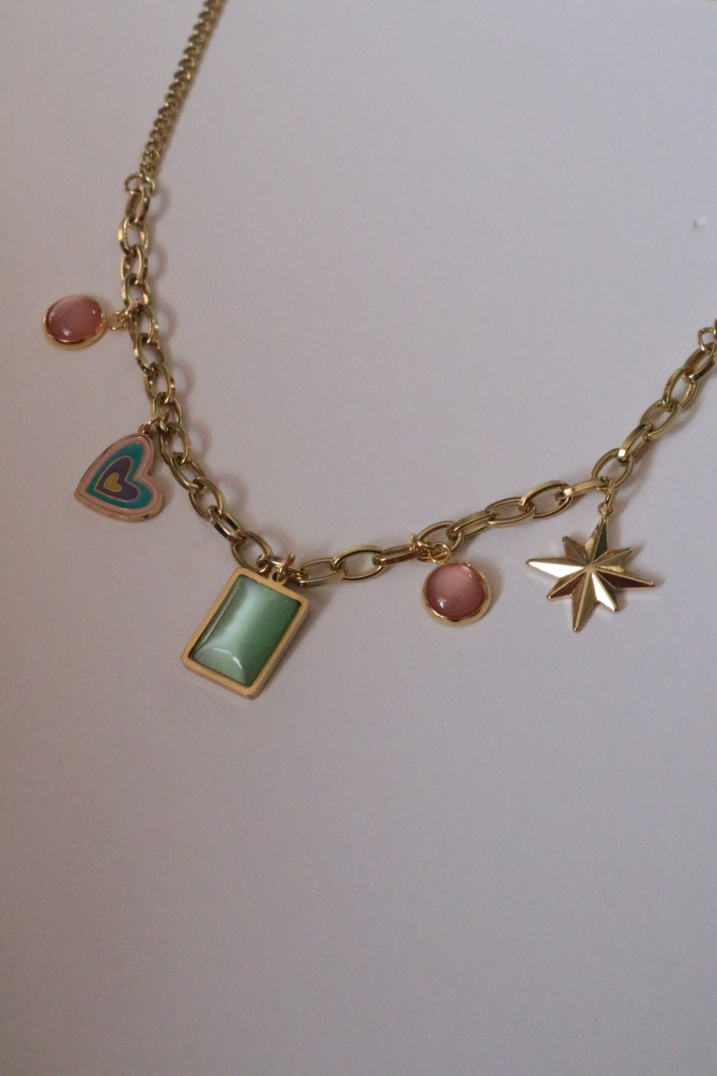 RUBY & GOLD NECKLACE