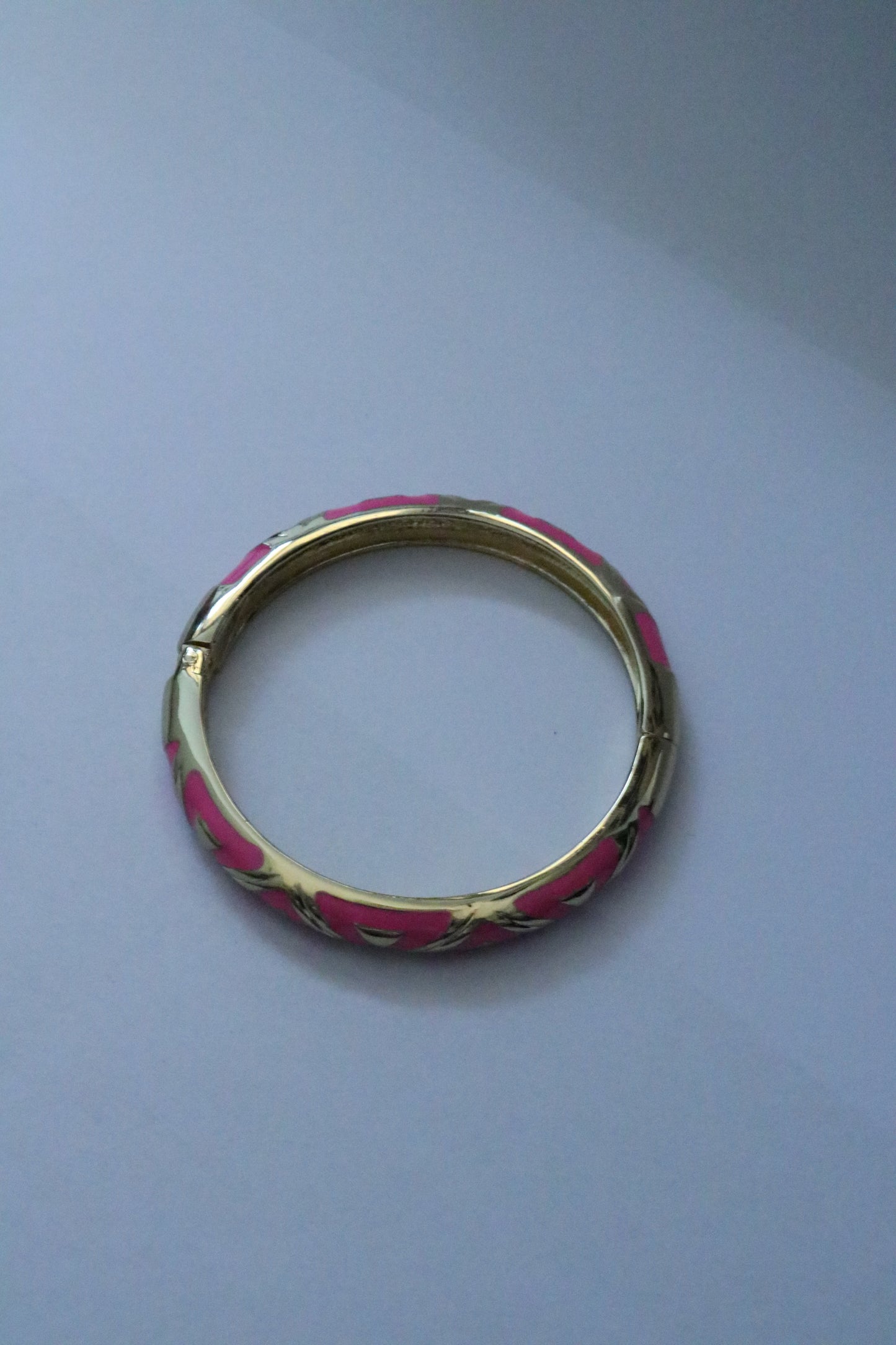 PINK& GOLD CRISSCROSS BANGLE