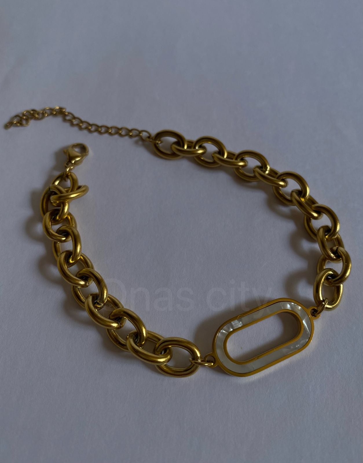 OVAL MOON STONE BRACELET