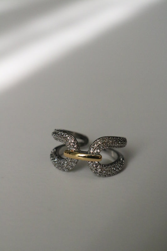 DOUBLE KNOT RING (Free size)