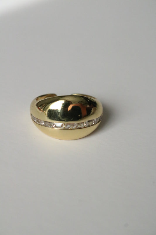 DIAMOND DOME RING ( free size )