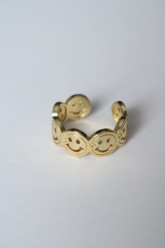 SMIELY FACE RING ( free size )