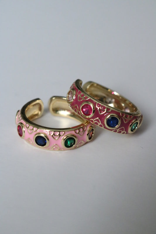 ENAMEL ZIRCON ( FREE SIZE )