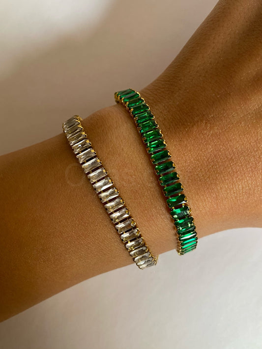 WIDE TENNIS BRACELET
