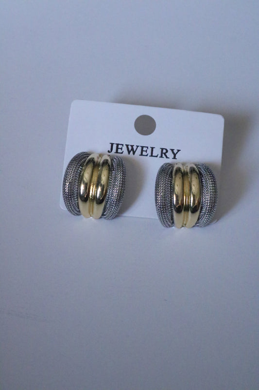 WIDE PAVÉ EARRINGS