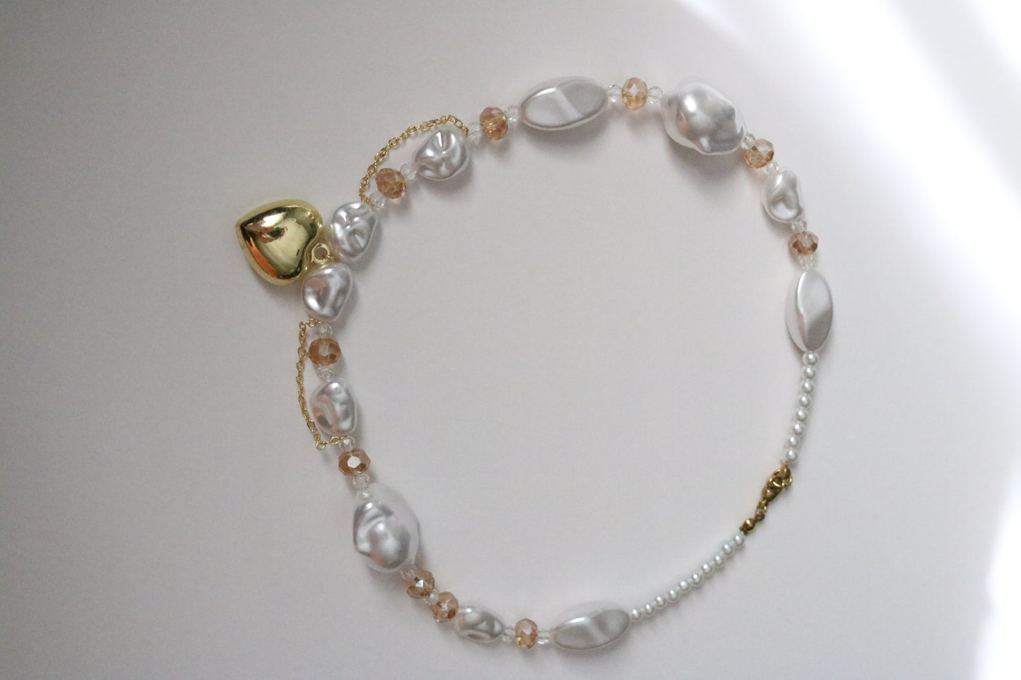 HEART PEARL CHOKER