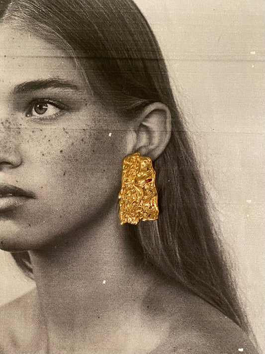 VINTAGE PAPER EARRINGS