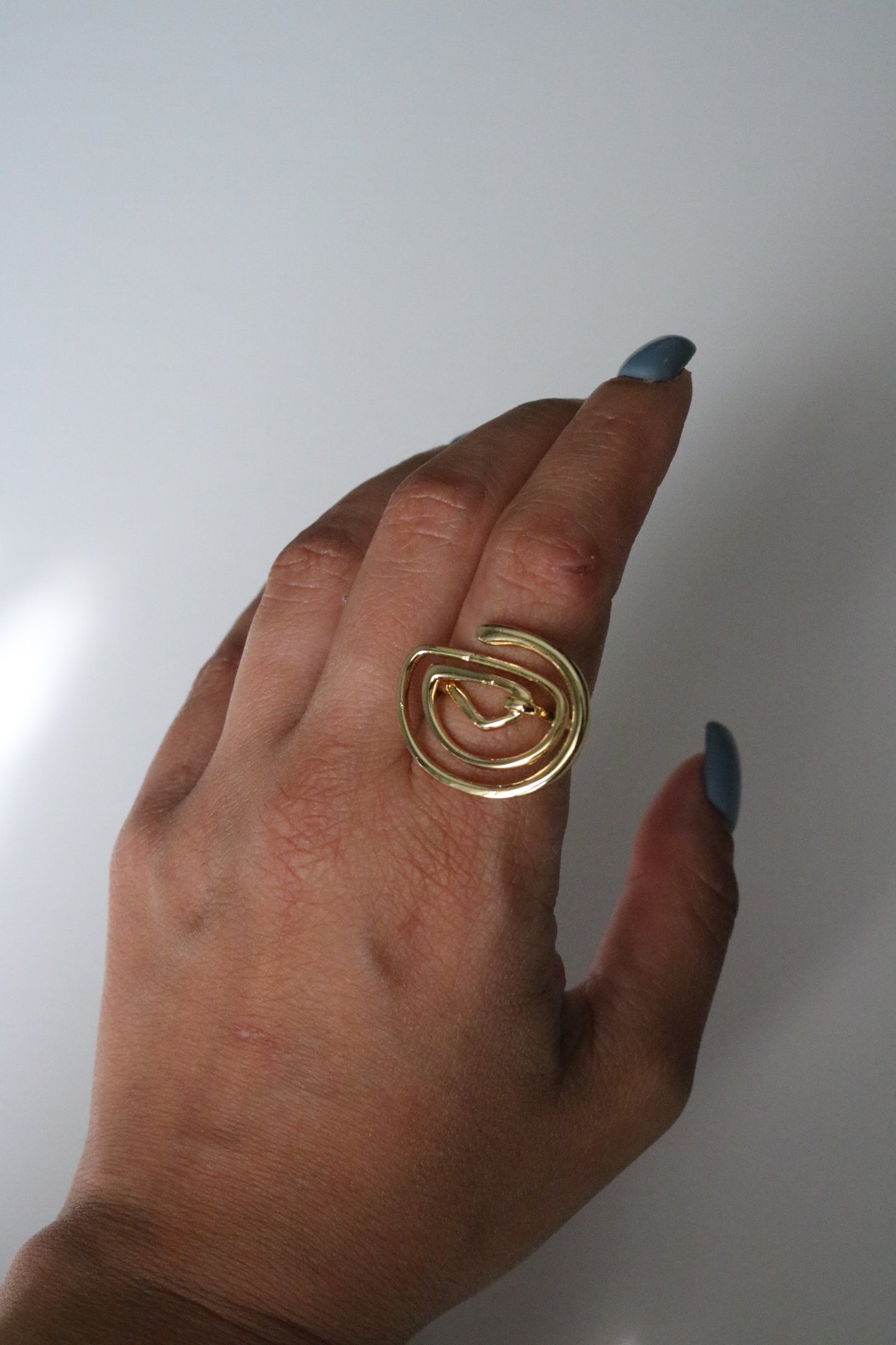 RAW BRASS RING (Free size)