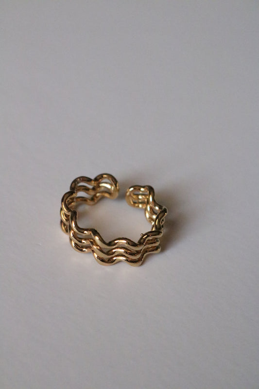 SWIRL RING (Free size)