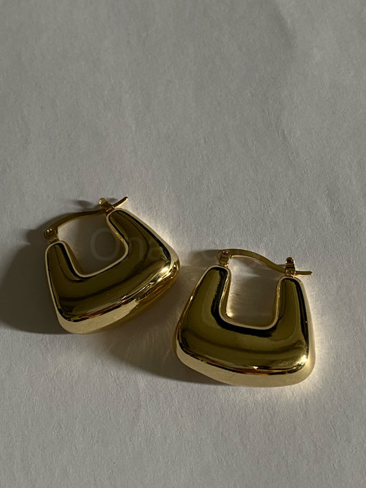 BAG HOOP EARRINGS
