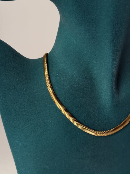 MEDIUM HERRINGBONE NECKLACE