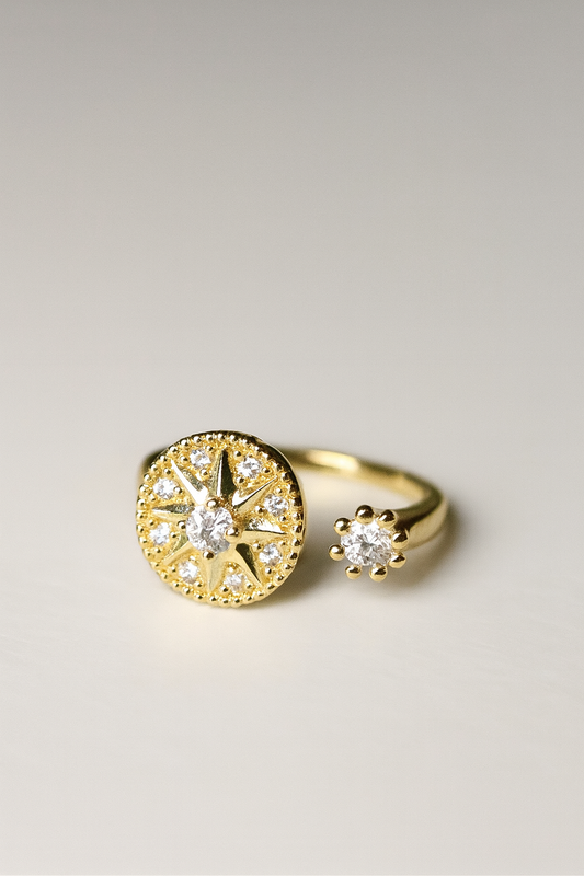 BAGUE SPARKLE RING (free size)