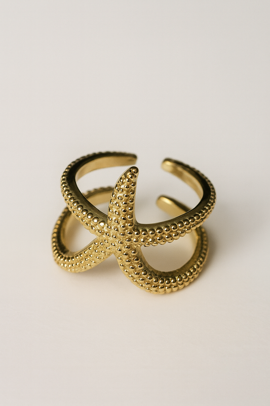 A.STAR FISH RING (Free size)