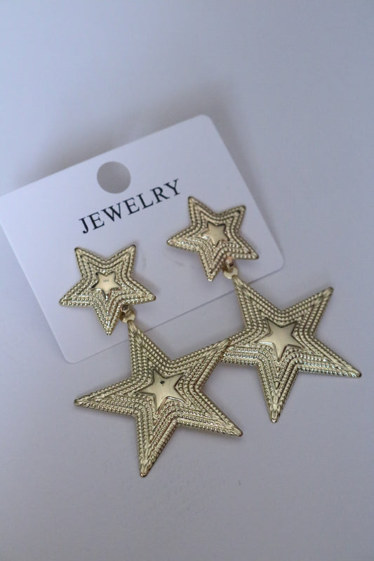 TWIN STAR EARRING