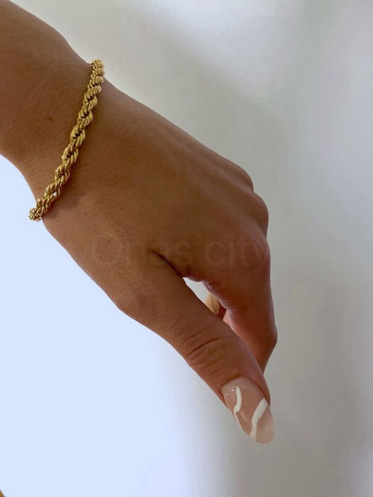 WIDE ROPE BRACELET